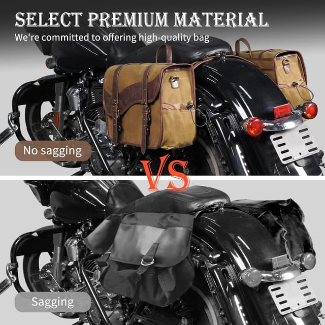 Thumbnail 2 de NICECNC Sacoches de selle vintage 15 L