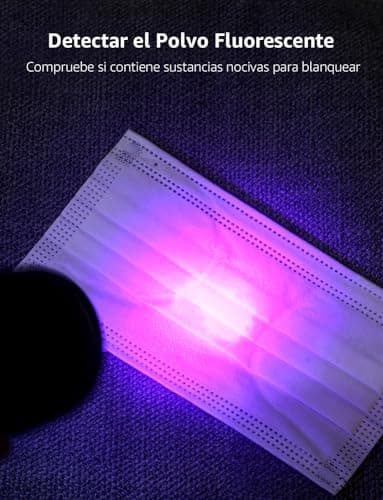 Detalle de Lighting EVER Lepro Linterna UV 395nm