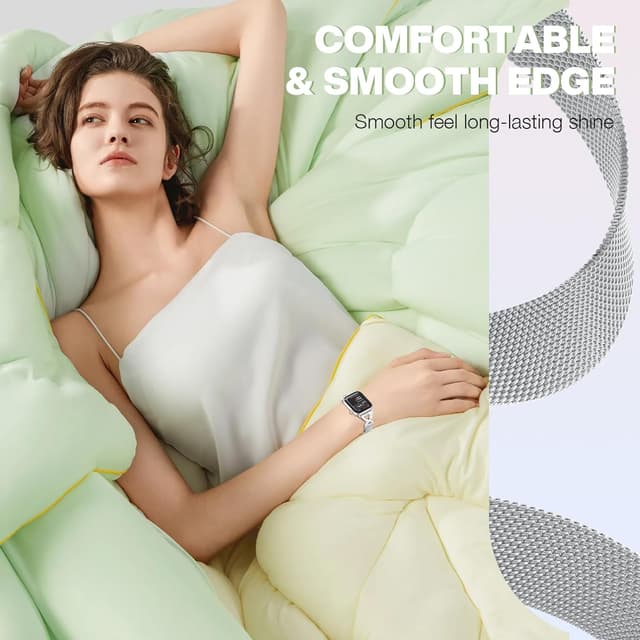 Detalle de Slim Milanese Loop Watch strap 16mm mesh