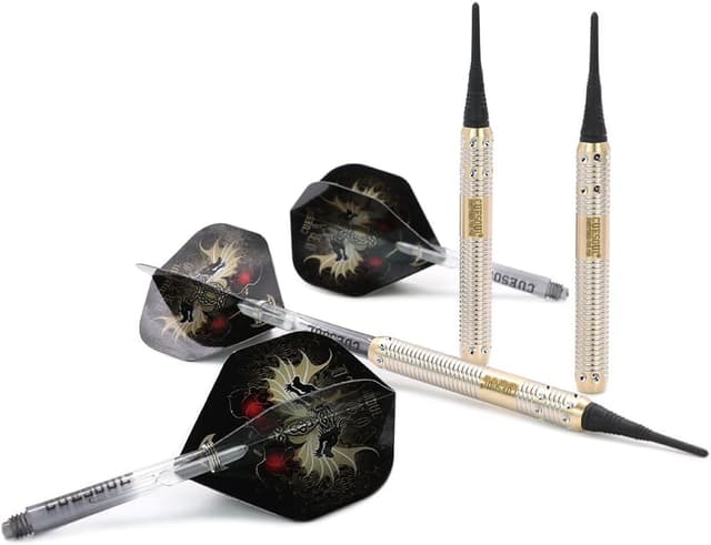 Detalle de CUESOUL Dragon Series : ensemble de fléchettes à pointe souple 16 g avec étui Luxe