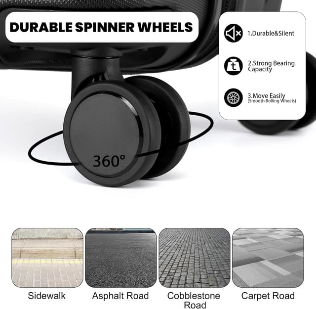 Thumbnail 5 de British Traveller Hartschalenkoffer 57 L