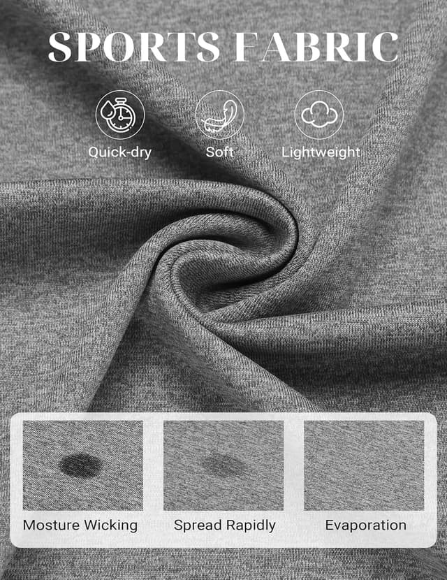 Detalle de COOFANDY Men’s Dry Fit Workout Tank Top (UPF 50+), Sleeveless Gym & Running Muscle Shirt