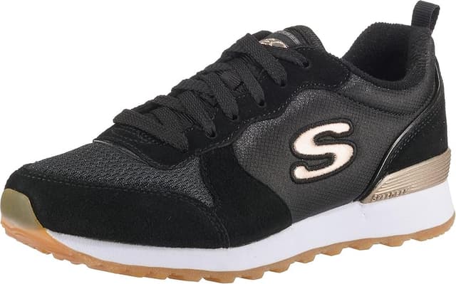 Imagen de Skechers OG 85 Goldn Gurl 🥿 Zapatillas Mujer, Negro y Rosa en OfertitasTOP