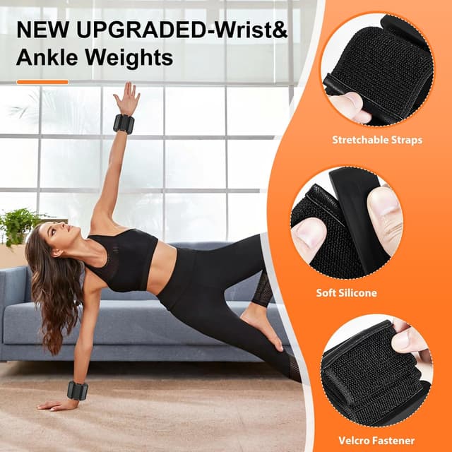 Thumbnail 3 de Giiyr Ankle Weights Set 1 lb Each