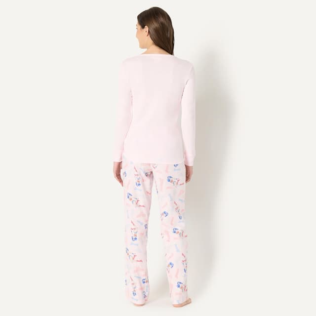 Detalle de Amazon Essentials Damen Schlafanzug-Schlafsets aus Flanell – bequemes 2‑Teile-Set