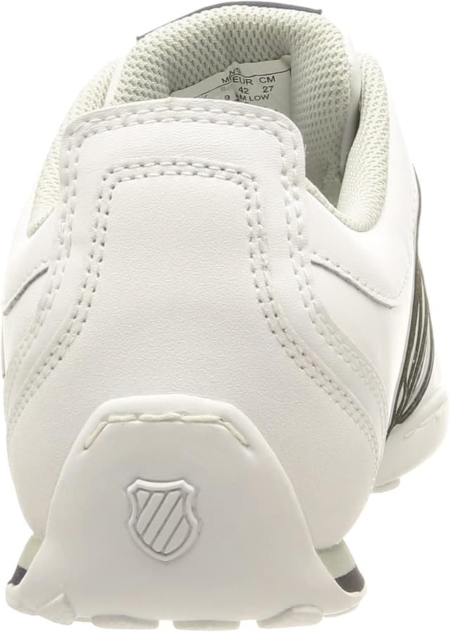 Detalle de K-Swiss Arvee 1.5 pour homme en cuir et semelle en gomme (WHT/NVY/GRYVLT/Split), pointure 43