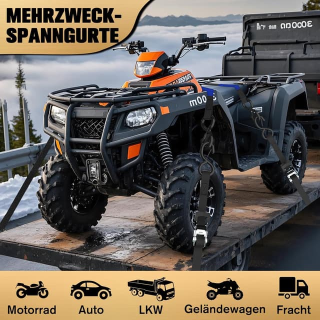 Thumbnail 5 de IAZZCO Spanngurte mit Ratsche 6M x 25MM