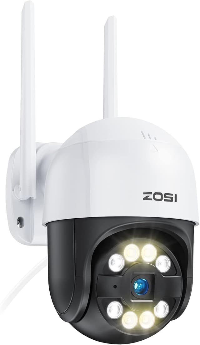 Detalle 2 de ZOSI 2K C289 Outdoor 360° WiFi Security Camera with Person/Vehicle Detection