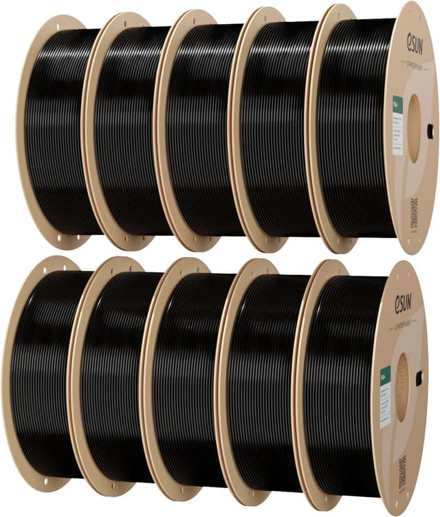 Imagen de eSUN PLA+ Filament 1.75mm 10KG Black en OfertitasTOP