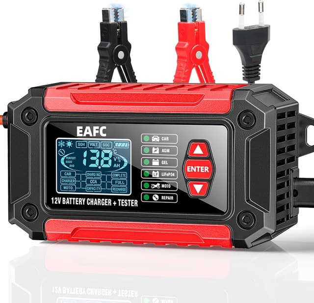 Detalle de Testeur de batterie 12V 6A EAFC12V6A