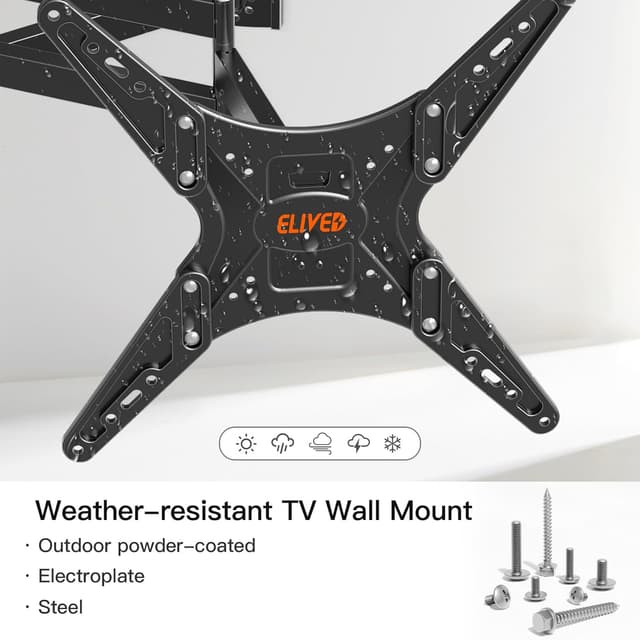 Thumbnail 5 de ELIVED Outdoor Long Arm TV Wall Mount 37.4