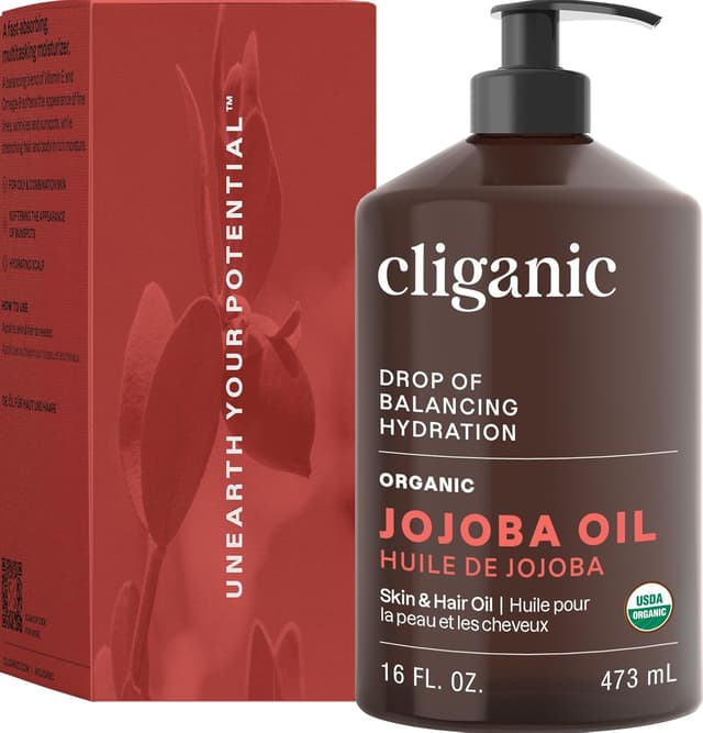 Thumbnail 6 de Cliganic Organic Jojoba Oil 16 oz