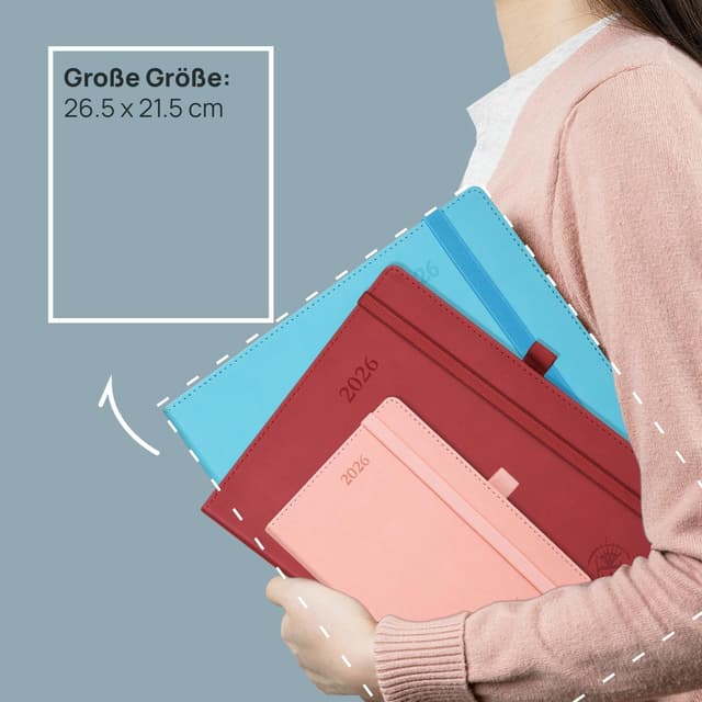 Thumbnail 5 de POPRUN Kalender 2026 Wochenplaner 26,5 x 21,5 cm