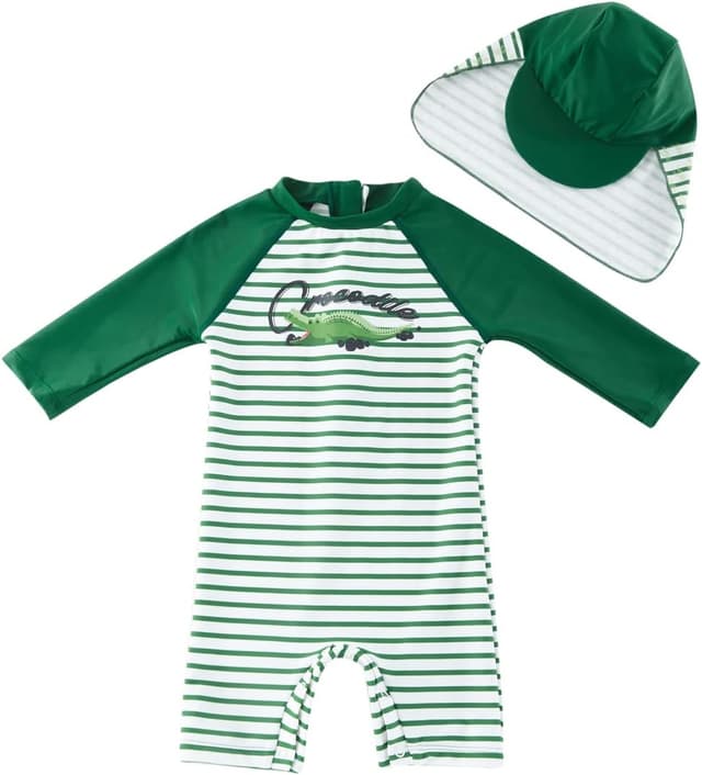 Thumbnail 6 de UMELOK Baby Badeanzug mit Sonnenhut UV-Schutz (UPF 50+) für Baby Jungen
