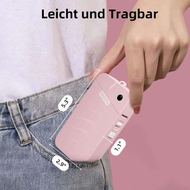 Detalle de ORGSTA S001 Etikettendrucker 2000 mAh 🖨