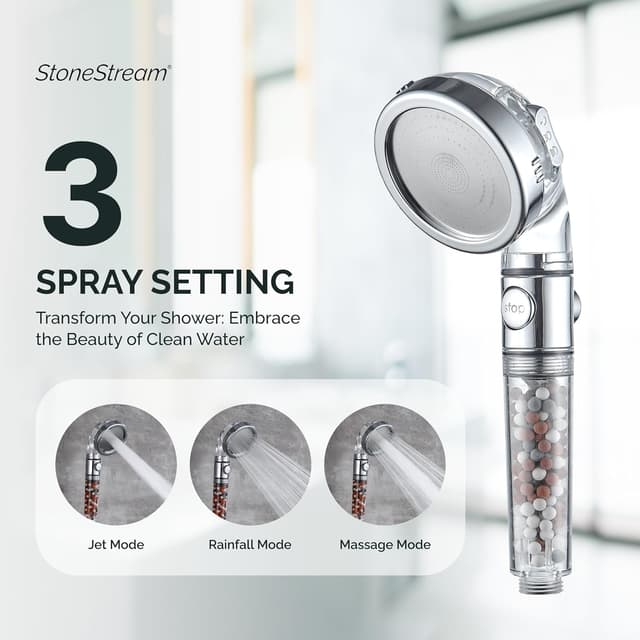 Thumbnail 3 de StoneStream High Pressure Shower Head