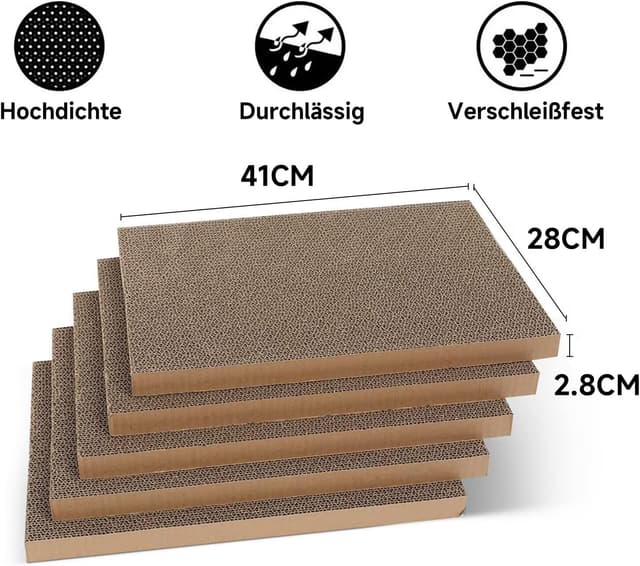 Detalle 2 de FUKUMARU Kratzbrett 43,5×29,5×14 cm 🐱