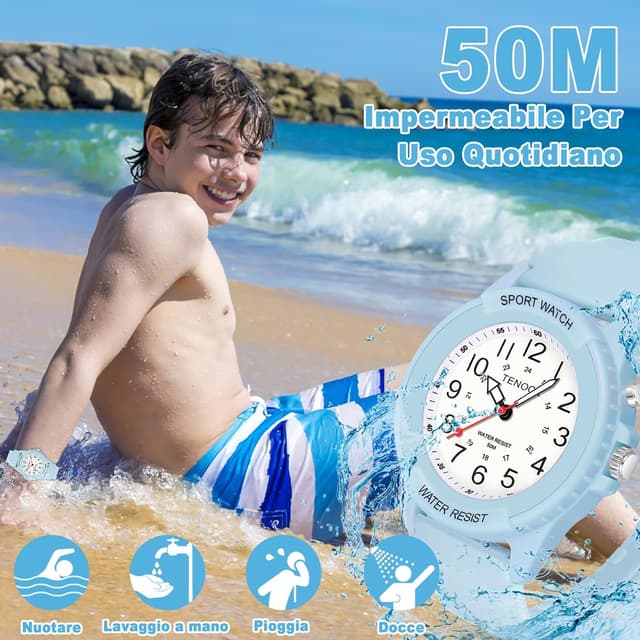 Detalle 2 de TENOCK Orologio Da Polso Sportivo 50 M