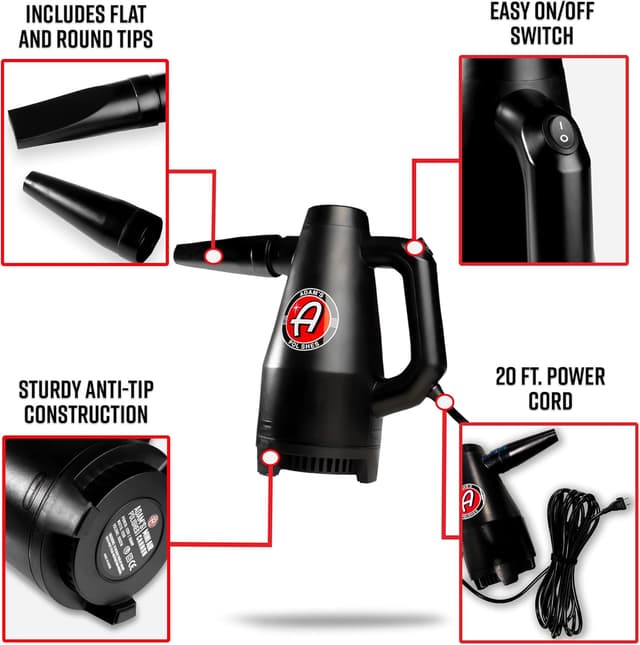 Thumbnail 1 de Adam's Polishes Mini Air Cannon handheld blower