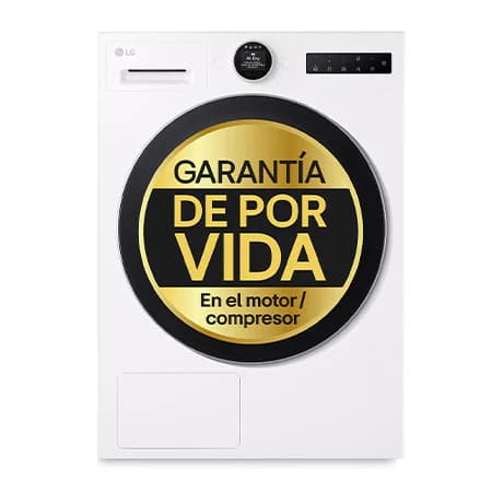 Detalle de LG Serie 700 RHX7009TWS secadora 9 kg con bomba de calor Dual Inverter y IA