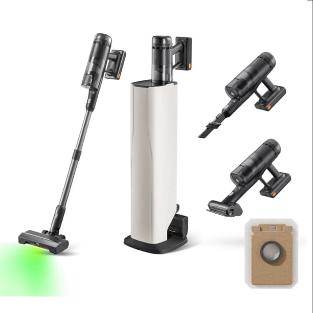 Detalle 2 de Roborock H60 Hub Ultra: aspirador de escoba con estación de autovaciado