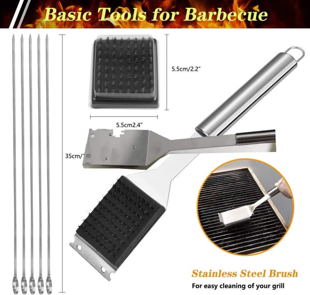 Detalle de 10PCS BBQ Grill Tool Set 10-piece kit