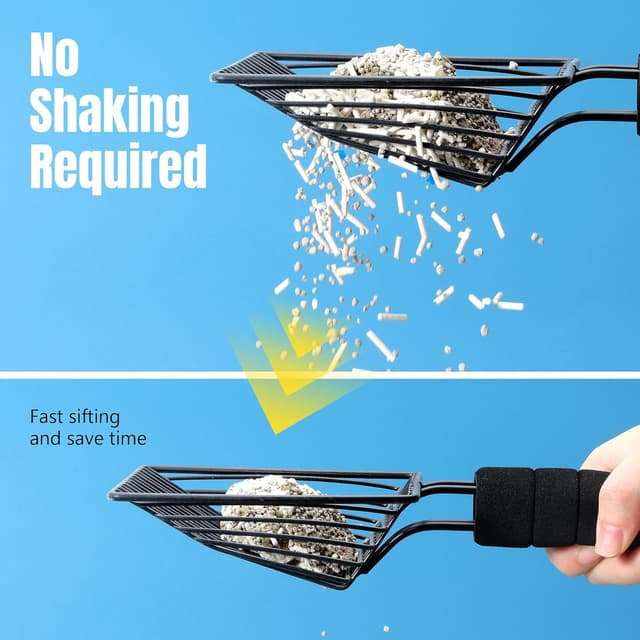 Thumbnail 5 de BasicForm Katzenstreuschaufel – Schnell Siebende Metall-Schaufel