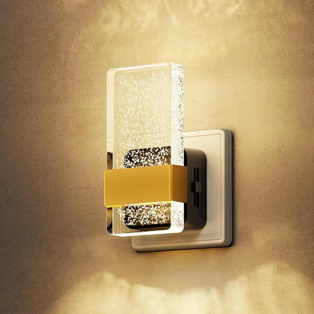 Detalle de LOHAS-LED Nachtlicht-Steckdose mit Dämmerungssensor (3000K warmweiß) – dimmbar 0–100 lm, 1 Stück