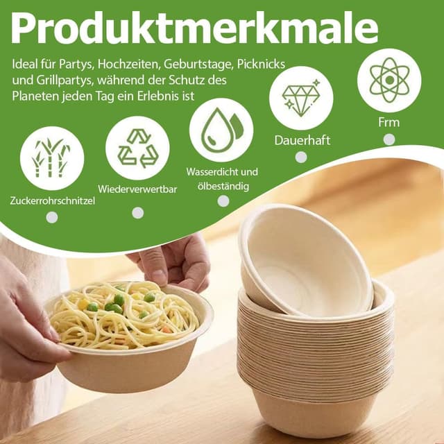 Thumbnail 4 de Einweg Suppenschalen 350 ml, 50 Stück