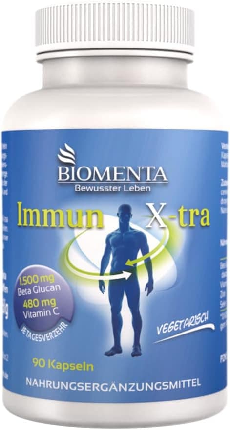 Detalle de BIOMENTA Immun X-tra 1.500 mg Beta Glucan đź’Š