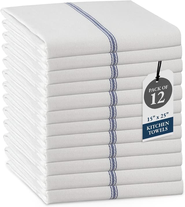 Detalle de LANE LINEN 14x25 Dish Towel Set