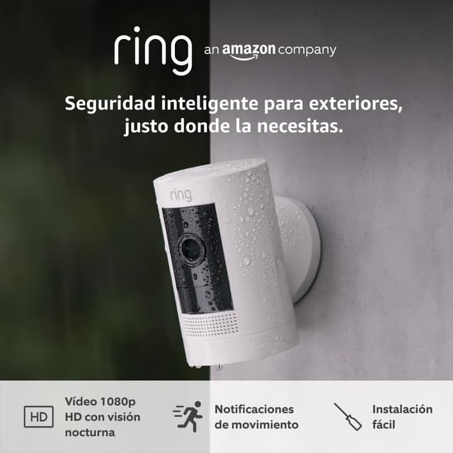 Imagen de Ring Stick Up Cam batería HD para exterior en OfertitasTOP