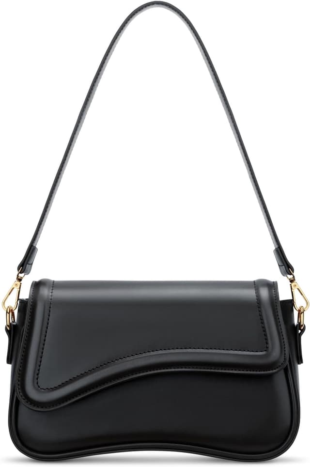 Detalle de KKXIU Small Shoulder Bag for Women with Detachable Strap and Gold Chain