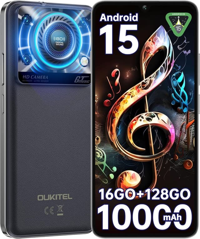 Imagen de OUKITEL C60 Android 15 10000mAh 6,88 en OfertitasTOP