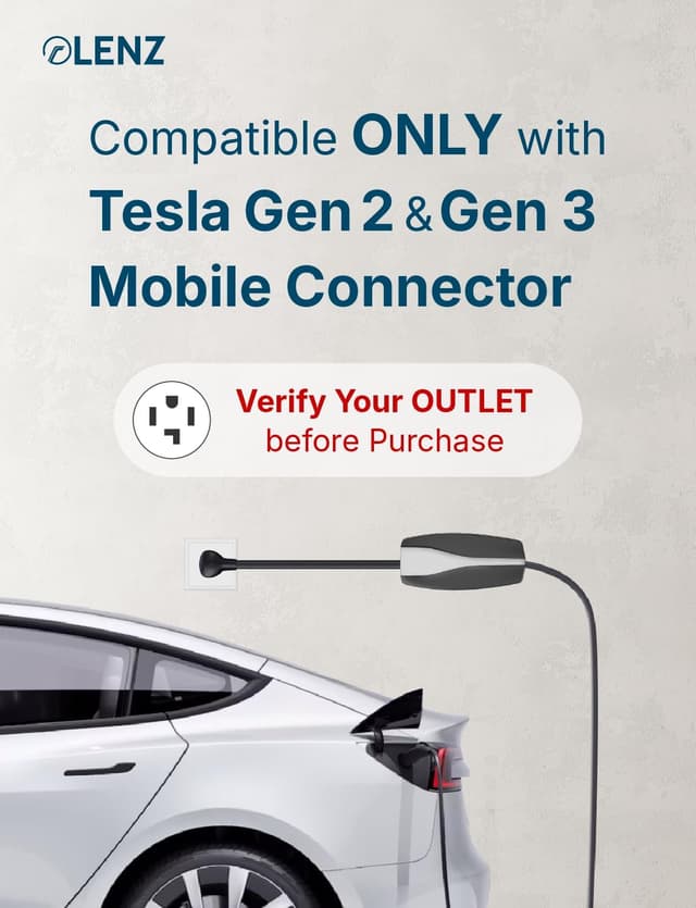 Detalle 2 de Tesla Mobile Connector NEMA 14-30 Adapter, 24A