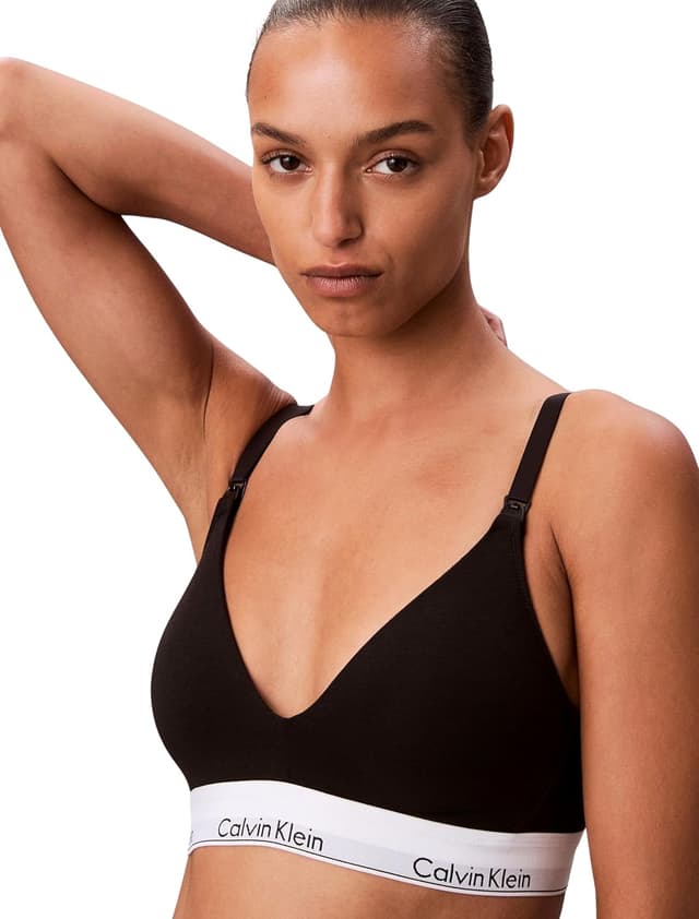 Detalle de Calvin Klein Damen Still-BH Lightly Lined Bralette mit herausnehmbaren Einsätzen