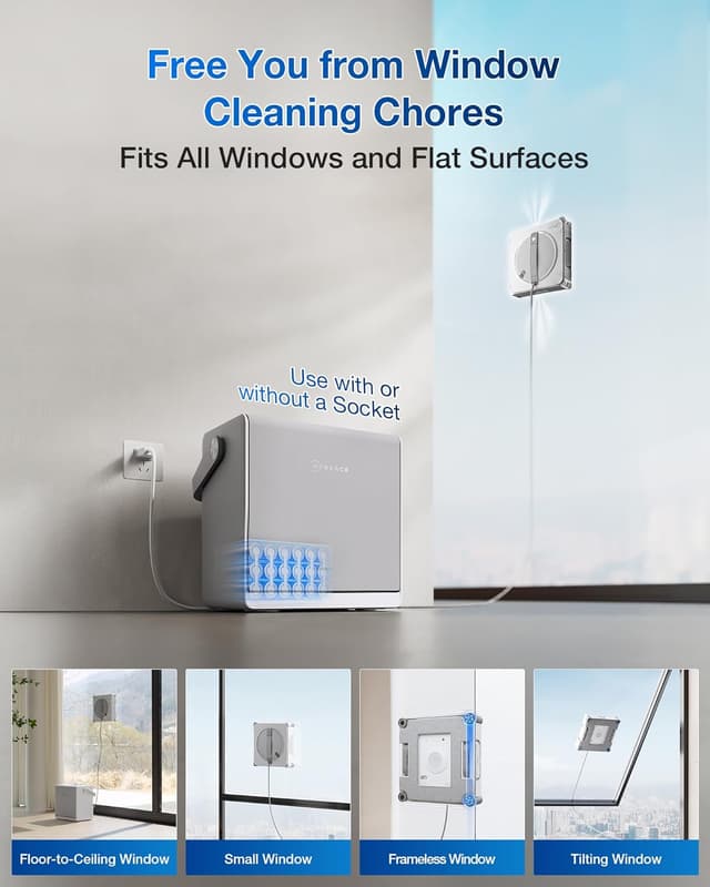 Thumbnail 6 de ECOVACS WINBOT W2S window cleaning robot 110 🧹