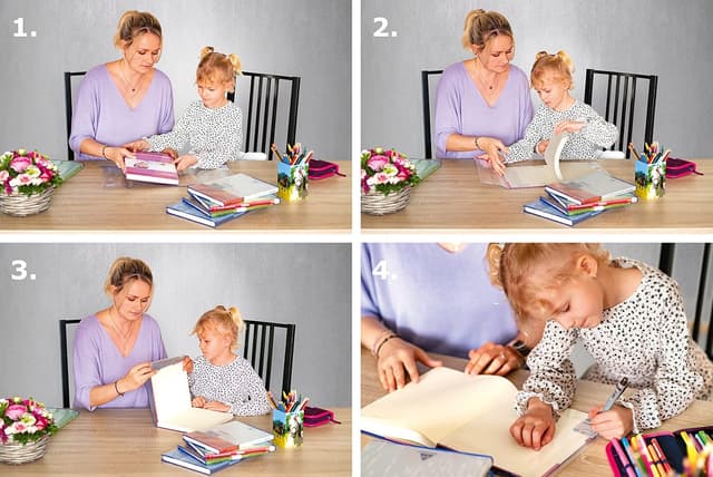 Detalle de HERMA 7245 HERMÄX Classic Buchumschlag (24,5 x 44 cm) mit Namensetikett & Kantenschutz