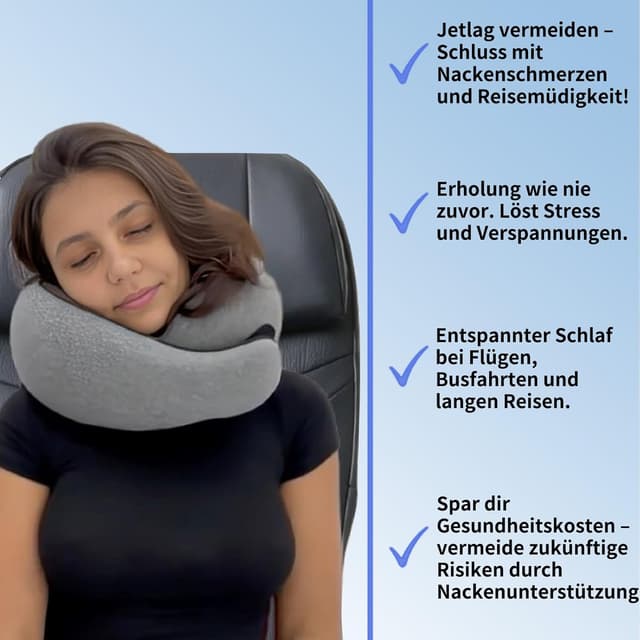 Thumbnail 1 de Dreamjoys Neppy Reisekissen Flugzeug