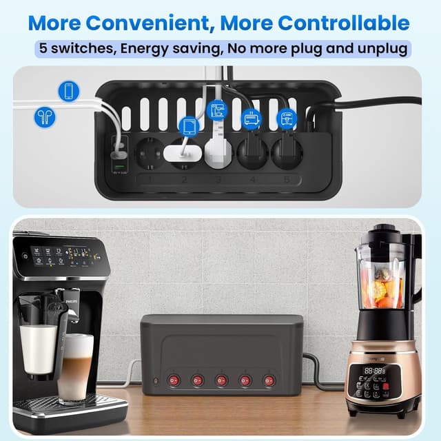 Thumbnail 2 de Steckdosenleiste mit Kabelbox 1,5 m