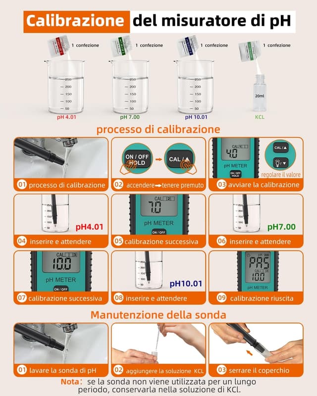 Thumbnail 4 de Tadeto phmetro Misuratore pH digitale per suolo e acqua