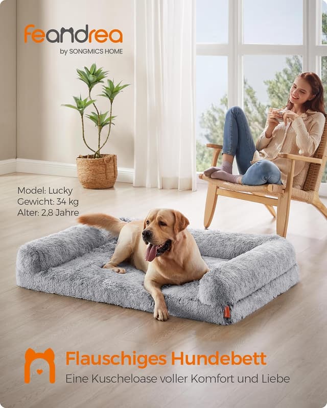 Detalle 2 de Feandrea FluffyHug Hundebett XXL