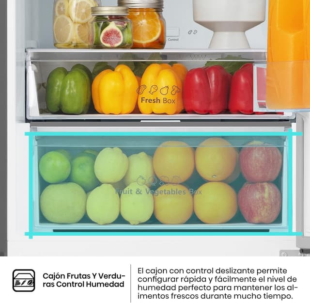 Thumbnail 7 de Hisense RB440N4BCE Frigorífico Combi Inox 336L ❄️