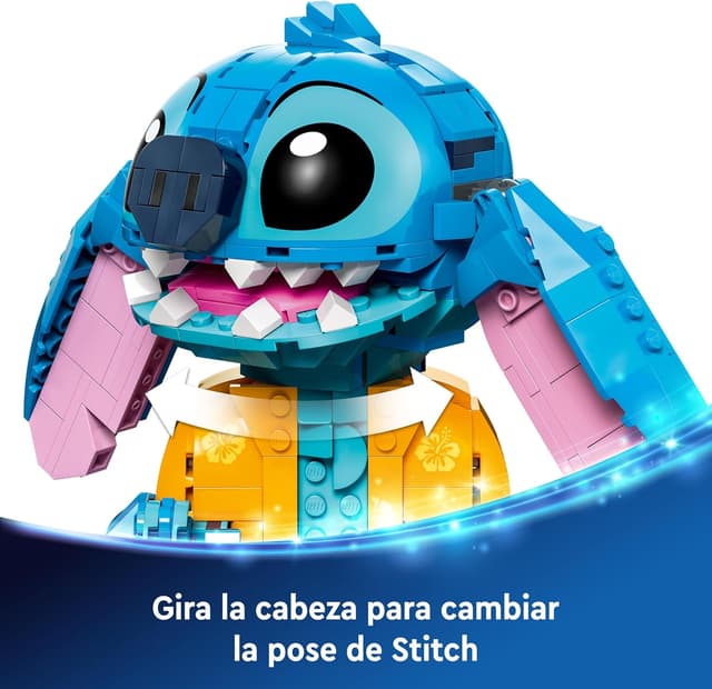 Detalle 2 de LEGO 43249 Stitch figura articulada 9+