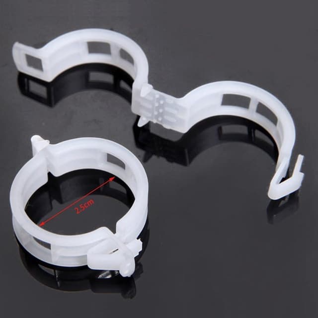 Detalle 2 de KINGLAKE 200er Pflanzenclips für Tomaten & Gurken – Tomatenklammern als Rankhilfe