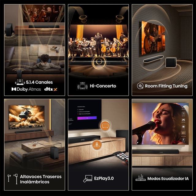 Thumbnail 3 de Hisense AX-5140Q Barra de sonido Dolby Atmos 600 W