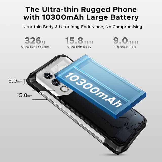 Thumbnail 4 de DOOGEE Blade 10 Max 10300mAh Rugged Phone