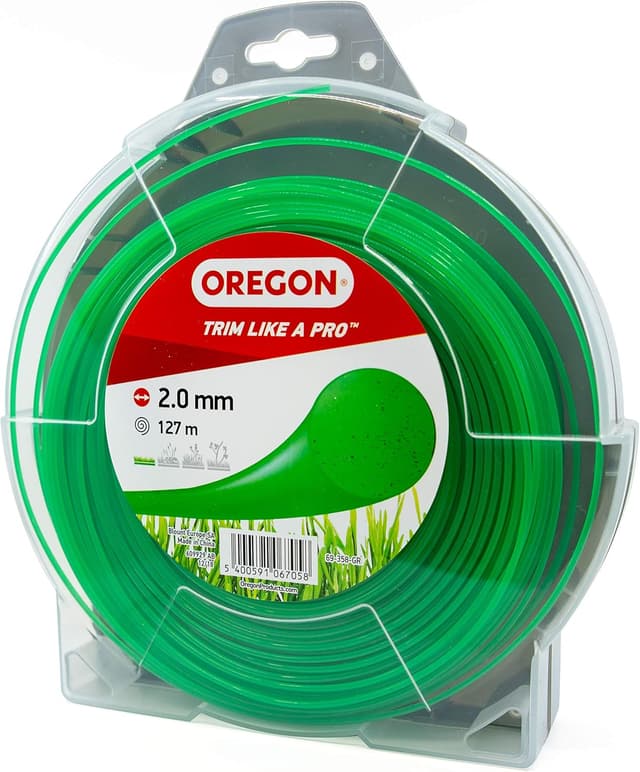 Thumbnail 4 de Oregon 2 mm x127 m Filo per decespugliatore verde 🎍