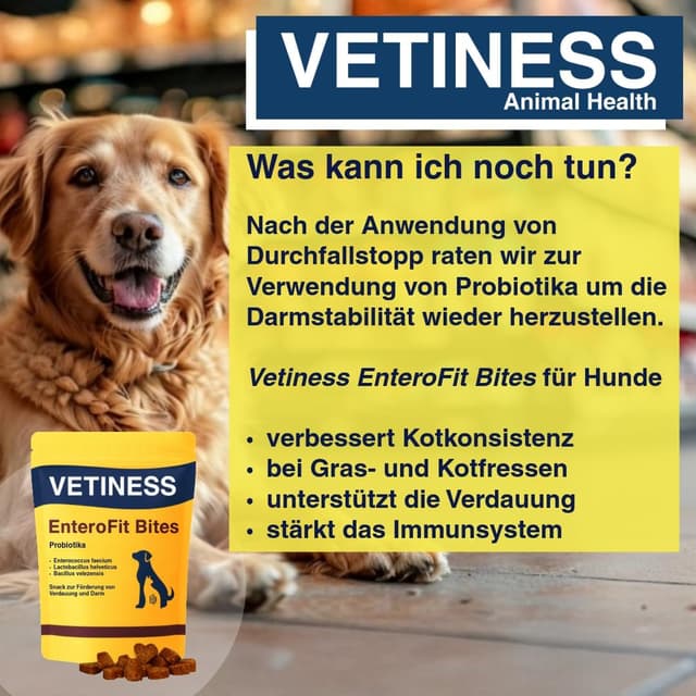 Thumbnail 6 de vetiness EnteroFit 60 ml Durchfallstopp Paste für Hunde