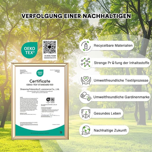 Detalle de BellaHills Voile-Gardinen in Elfenbeinweiß (2er-Set) mit Ösen, halbtransparent H230 × B140 cm